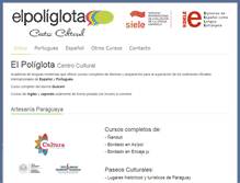 Tablet Screenshot of elpoliglota.net